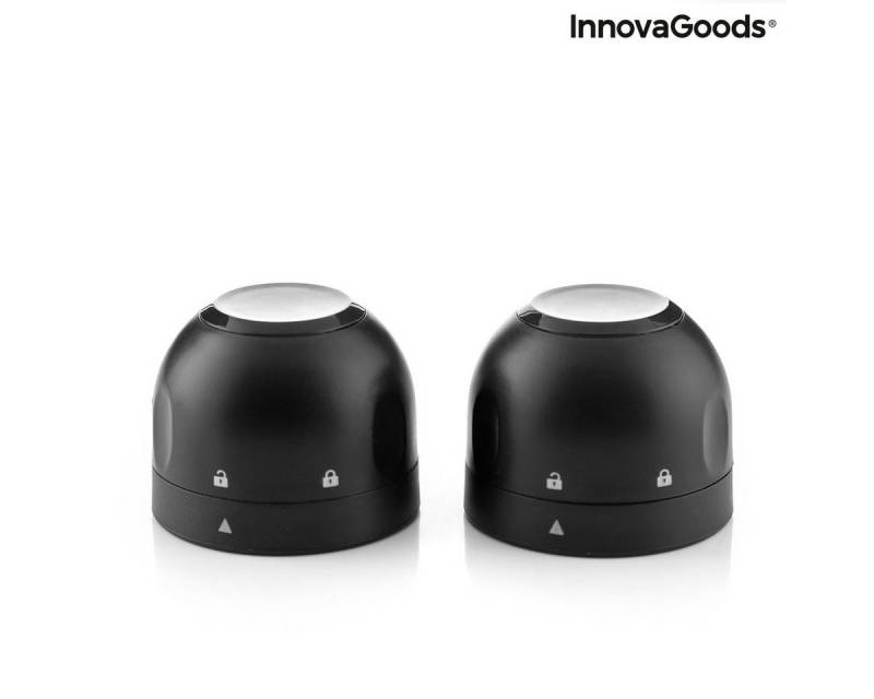 InnovaGoods Weinregal Set von Schaumwein-Korken Fizzave InnovaGoods Packung mit 2 Einheiten von InnovaGoods