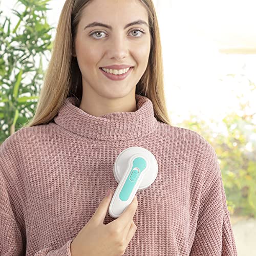 InnovaGoods - Wiederaufladbarer Elektrischer Flusenentferner Clint Max, Effektiv gegen alle Arten von Flusen, Ergonomischer Griff, Universal für Stoffe und Kleidungsstücke, Weiß, ABS, Mediano InnovaGoods - Wiederaufladbarer Elektrischer Flusenentferner Clint Max, Effektiv gegen alle Arten von Flusen, Ergonomischer Griff, Universal für Stoffe und Kleidungsstücke, Weiß, ABS, Mediano von InnovaGoods