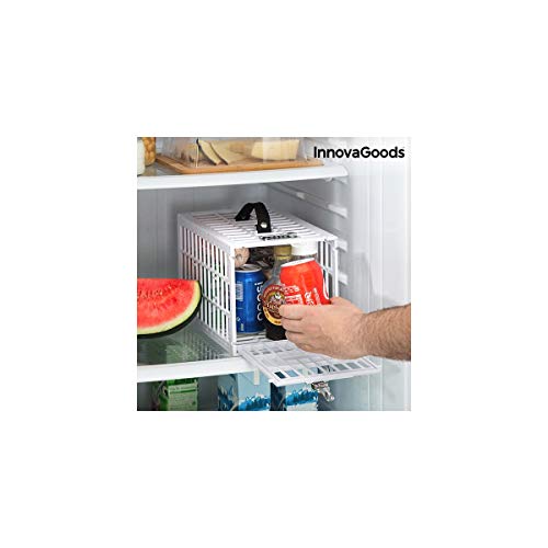 InnovaGoods Sicherheitskäfig für Kühlschränke, Textur, Weiß, Talla Unica von InnovaGoods