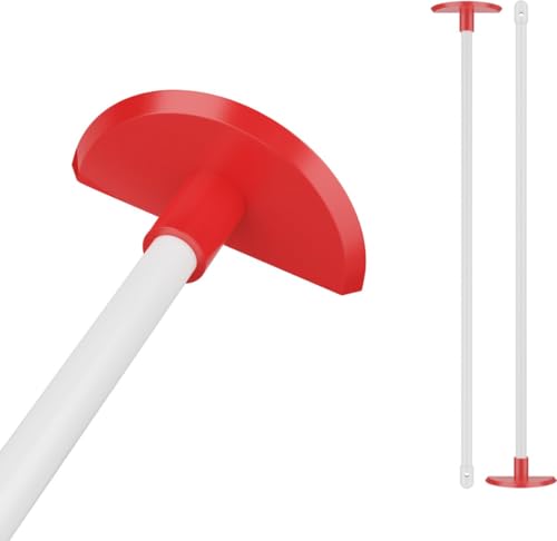 Innovaland - Flaschenlecker 2 Stück - 35CM - Spülmaschinenfest - Weiß/Rot - Topflecker - Pottenlikker von Innovaland