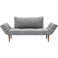INNOVATION LIVING ™ Schlafsofa "Zeal Designsofa mit verstellbaren Armlehnen" im Scandinavian Design, Styletto Beine, inklusive Rückenkissen von Innovation Living ™