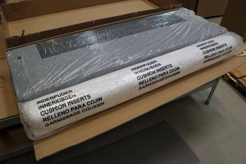 B-Ware Innovation Living Rückenpolster Sofakissen Idun Trym Ersatzbezug Grau 565 Sofa von Innovation Living