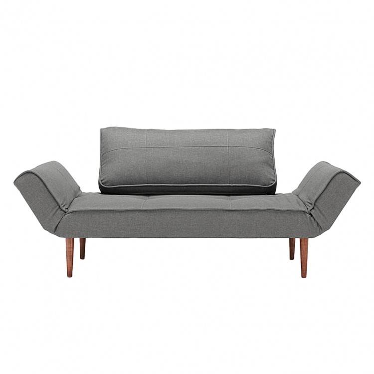 Innovation Möbel Schlafsofa Zeal 2-Sitzer Grau Webstoff 200x81x70 cm (BxHxT) mit Schlaffunktion von Innovation Möbel