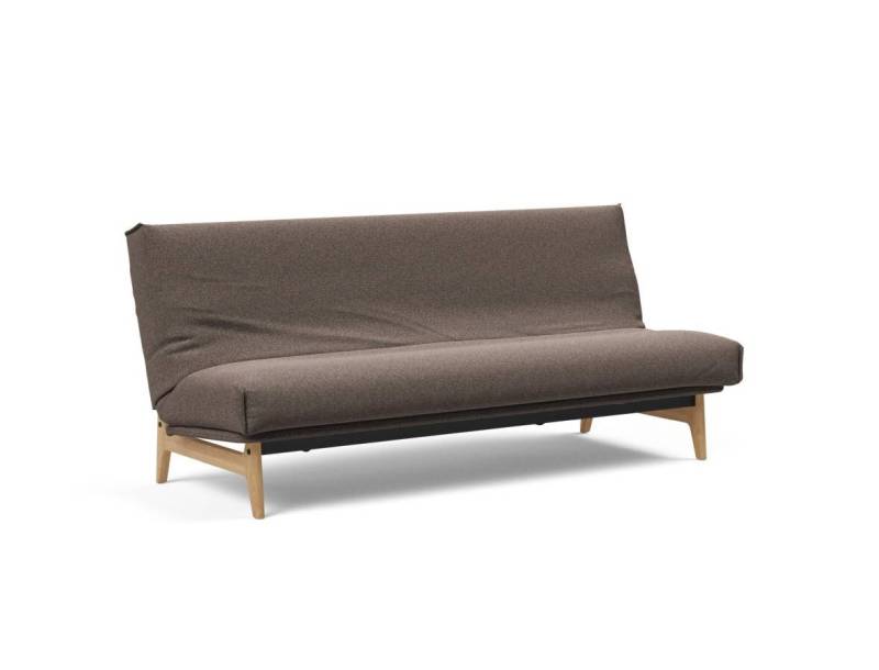 Innovation Aslak Klappsofa 120 x 200 cm | Classic Nordic 530 Bouclé Taupe von Innovation