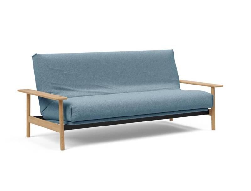 Innovation Balder Klappsofa 140 x 200 cm | Latex Nordic 525 Mixed Dance Light Blue von Innovation