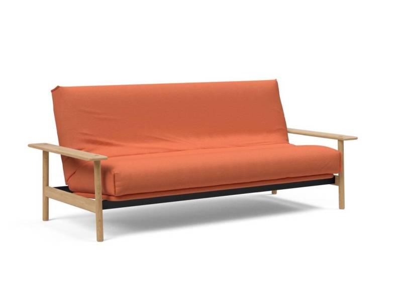 Innovation Balder Klappsofa 140 x 200 cm | Latex Nordic 581 Argus Rust von Innovation