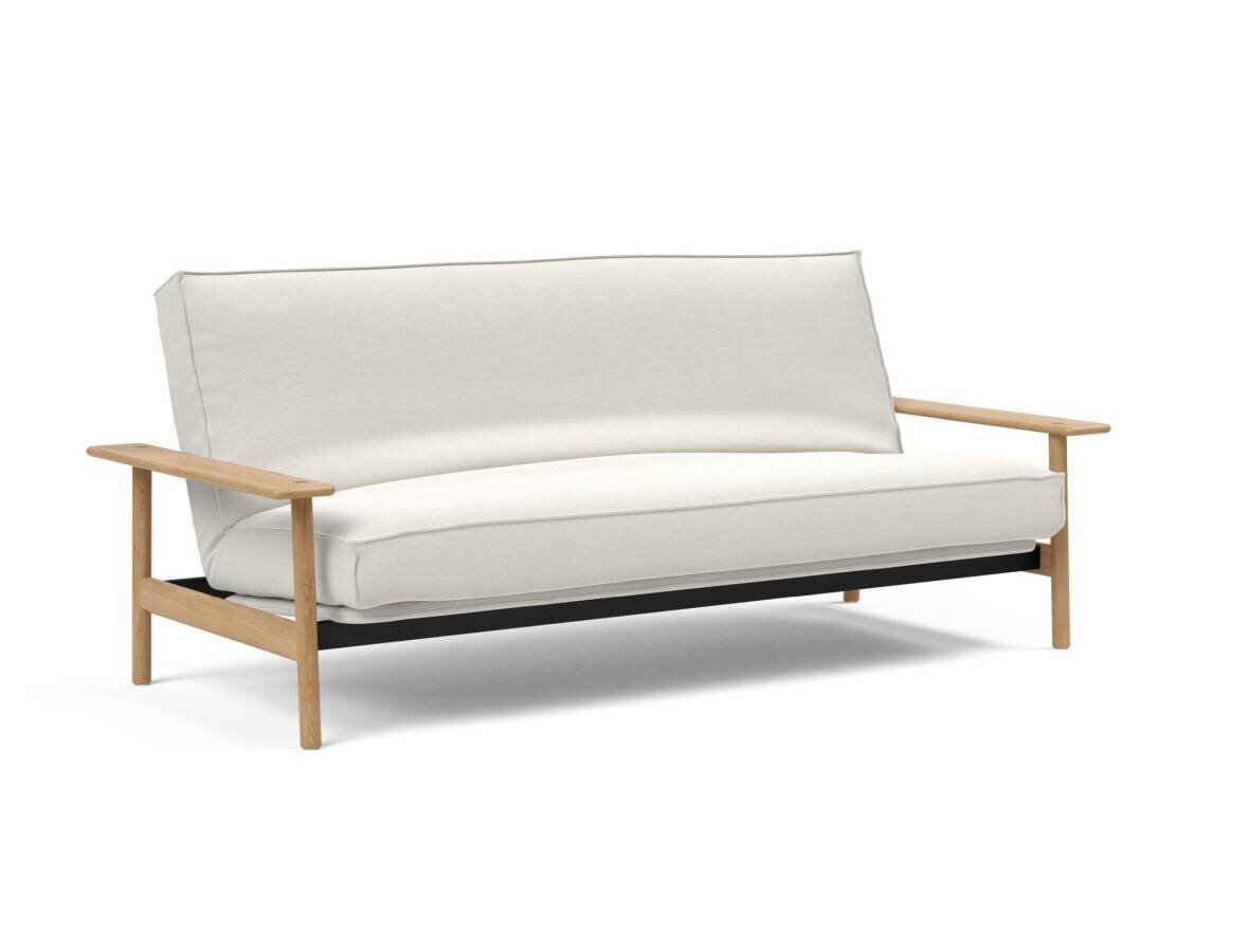 Innovation Balder Klappsofa 140 x 200 cm | Latex Sharp plus 574 Vivus Dusty Off White von Innovation