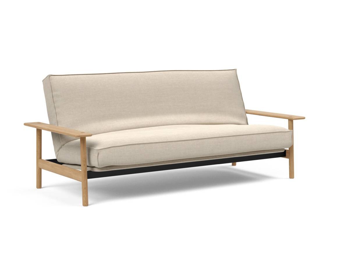 Innovation Balder Klappsofa 140 x 200 cm | Latex Sharp plus 586 Phobos Latte von Innovation