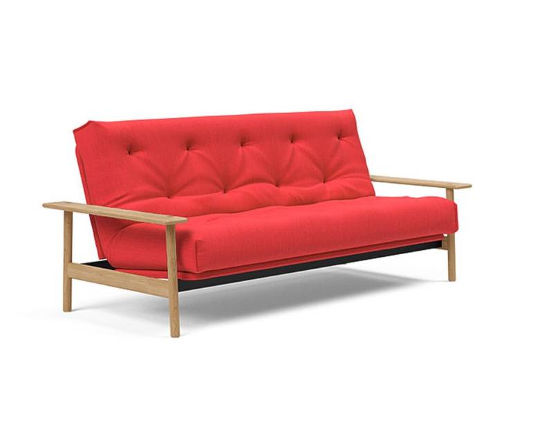 Innovation Balder Klappsofa 140 x 200 cm | Spring Sharp plus 511 Elegance Red von Innovation
