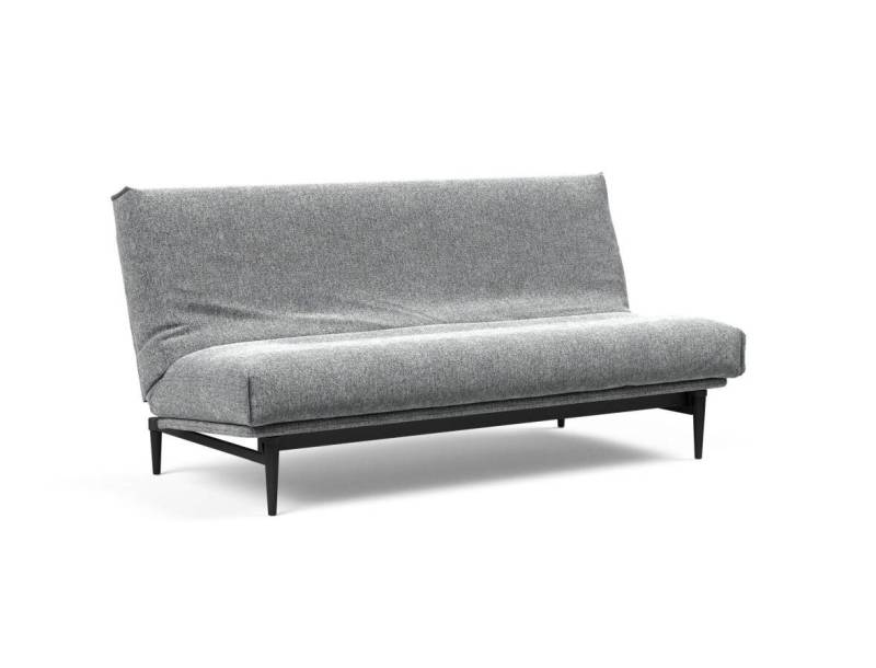 Innovation Colpus Klappsofa 140 x 200 cm | Latex 351 Taura Slate Grey schwarze Eiche Nordic von Innovation