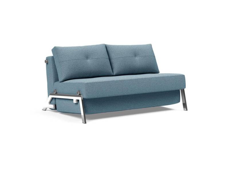 Innovation Cubed 02 140 Klappsofa 525 Mixed Dance Light Blue Chrom von Innovation