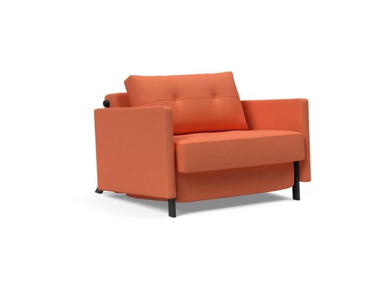 Innovation Cubed 02 Stuhl mit Armlehnen 581 Argus Rust von Innovation