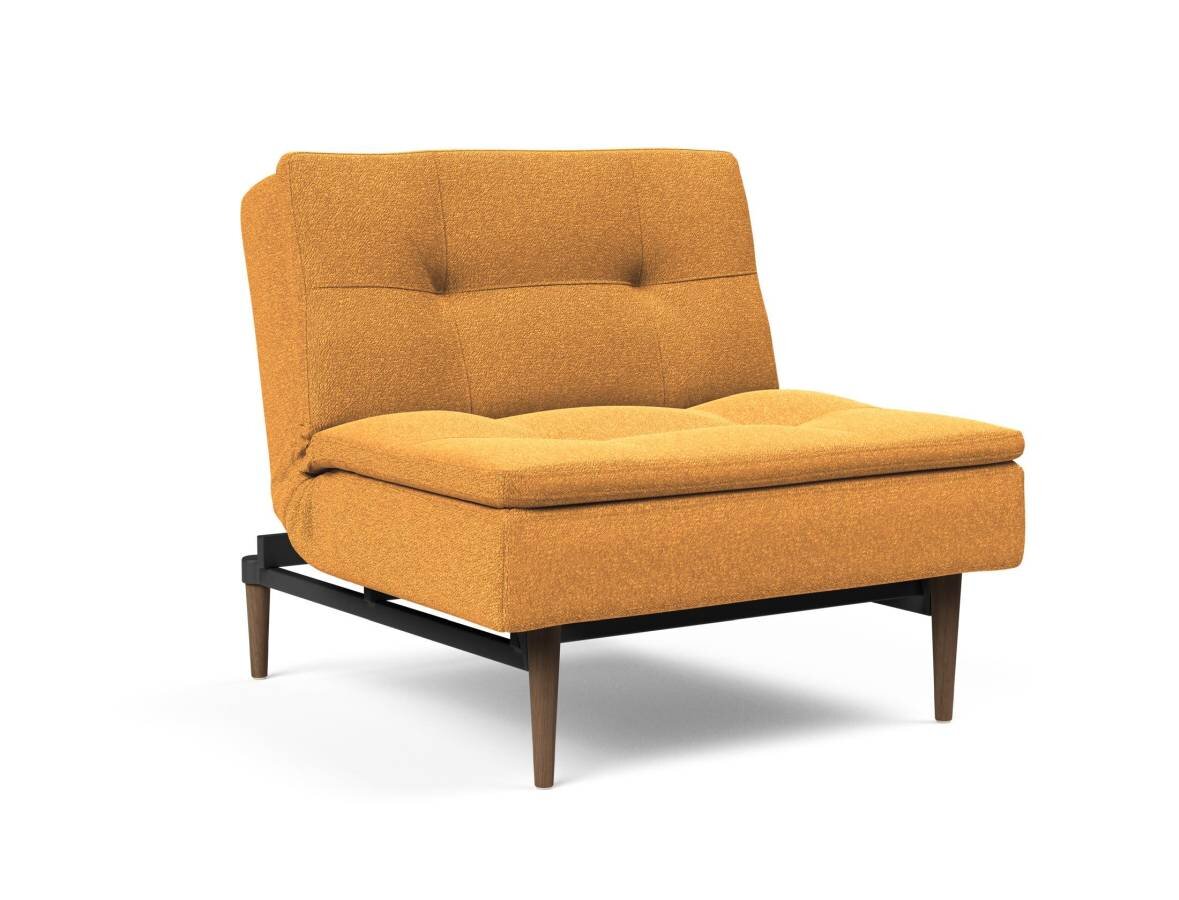 Innovation Dublexo Stuhl 536 Boucle Ochre Styletto Holz dunkel / Gestell schwarz Innovation Dublexo Stuhl 536 Boucle Ochre Styletto Holz dunkel / Gestell schwarz von Innovation