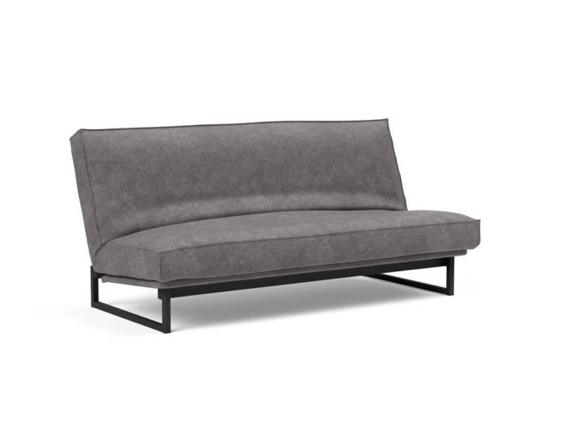 Innovation Fraction Klappsofa 140 x 200 cm | Latex Sharp plus 282 Avella Warm Grey von Innovation