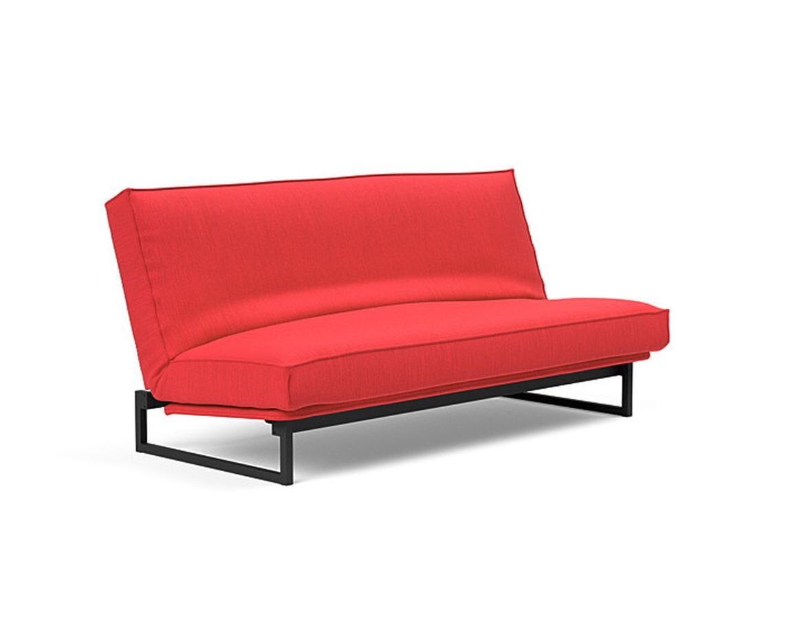 Innovation Fraction Klappsofa 140 x 200 cm | Latex Sharp plus 511 Elegance Red von Innovation