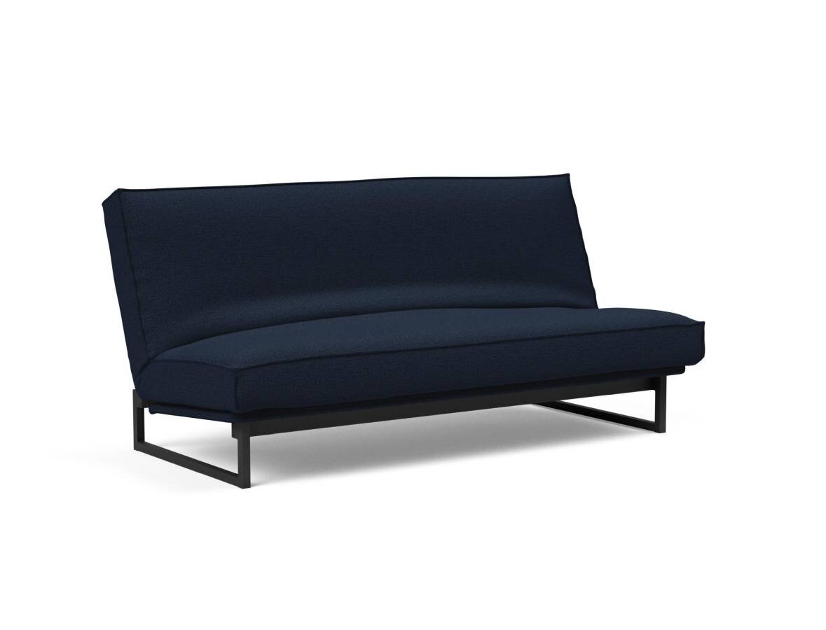 Innovation Fraction Klappsofa 140 x 200 cm | Latex Sharp plus 528 Mixed Dance Blue von Innovation