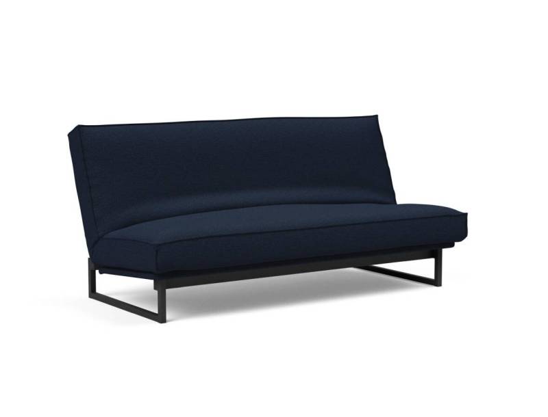 Innovation Fraction Klappsofa 140 x 200 cm | Latex Sharp plus 528 Mixed Dance Blue von Innovation