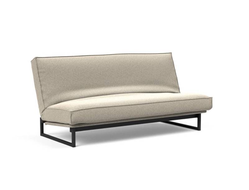 Innovation Fraction Klappsofa 140 x 200 cm | Latex Sharp plus 539 Boucle Beige von Innovation