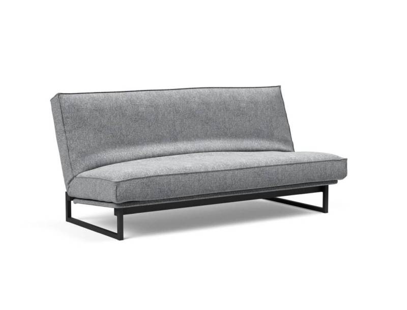 Innovation Fraction Klappsofa 140 x 200 cm | Latex Sharp plus 565 Twist Granite von Innovation