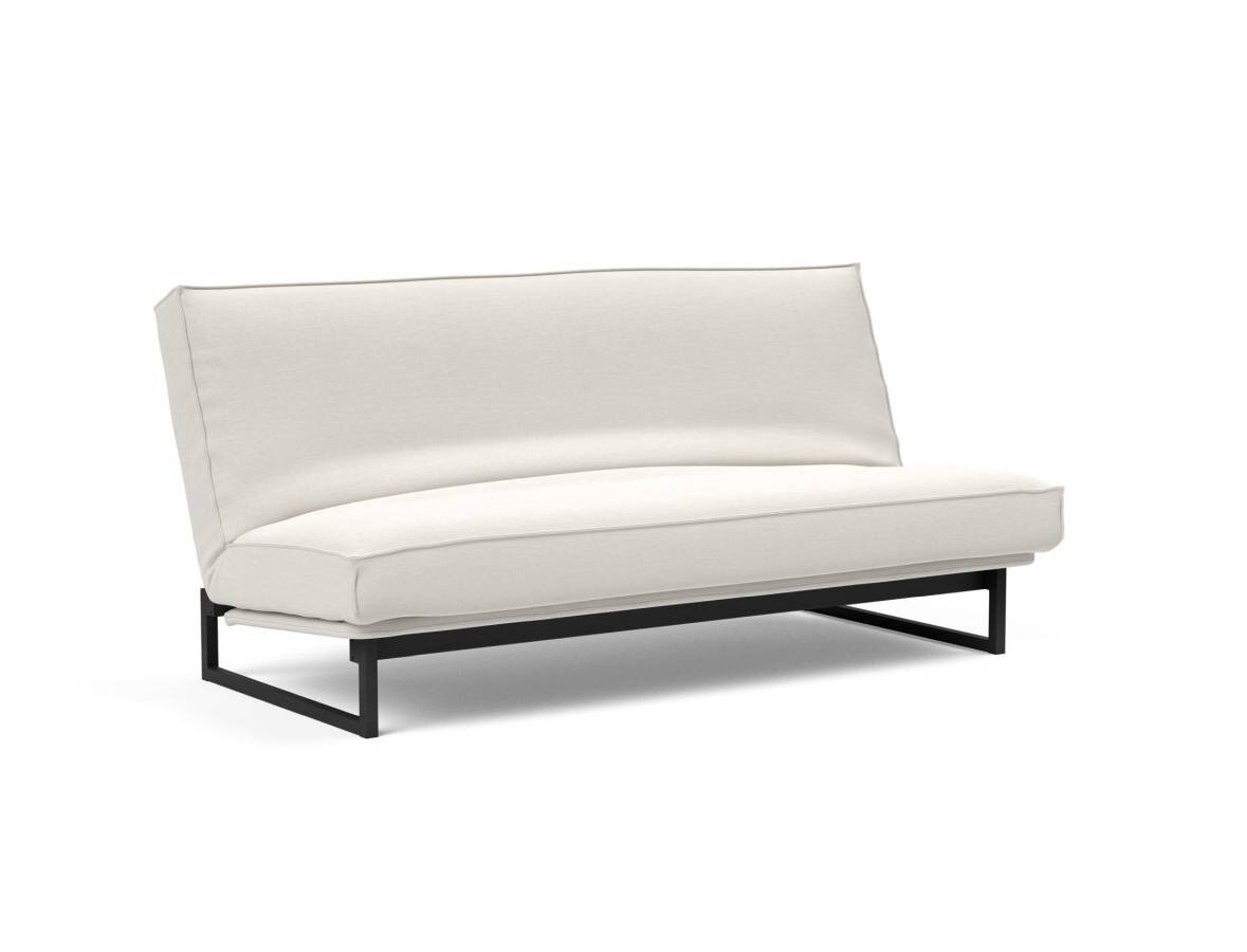 Innovation Fraction Klappsofa 140 x 200 cm | Latex Sharp plus 574 Vivus Dusty Off White von Innovation