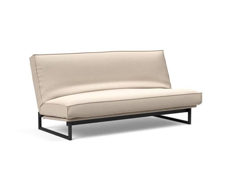 Innovation Fraction Klappsofa 140 x 200 cm | Latex Sharp plus 584 Argus Natural von Innovation