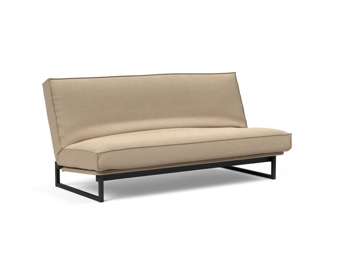 Innovation Fraction Klappsofa 140 x 200 cm | Latex Sharp plus 587 Phobos Mocha von Innovation