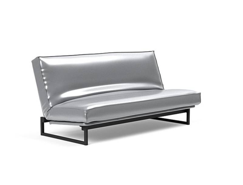 Innovation Fraction Klappsofa 140 x 200 cm | Latex Sharp plus 688 Silvershine von Innovation