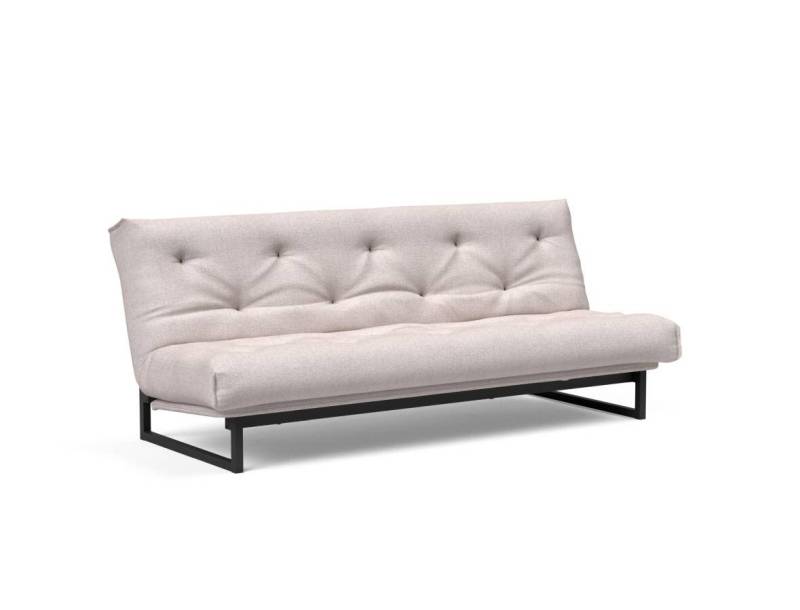 Innovation Fraction Klappsofa fest versteppt 140 x 200 cm | Latex 300 Weda Sand von Innovation
