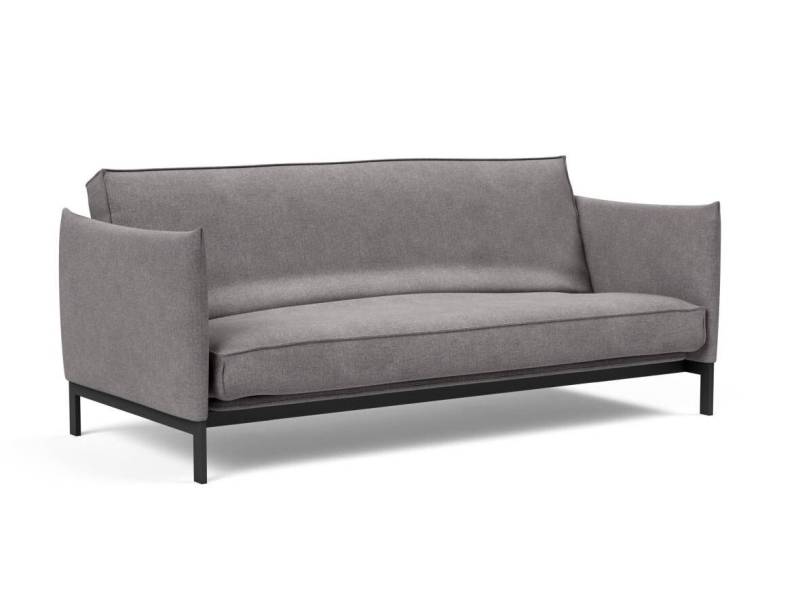 Innovation Junus Klappsofa 140 x 200 cm | Latex Sharp plus 217 Flashtex Light Grey von Innovation