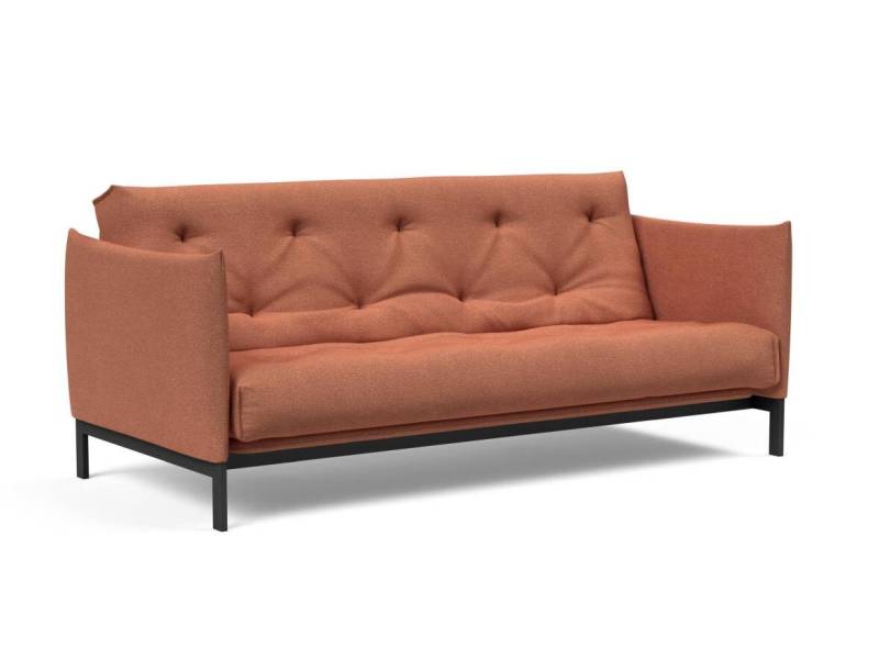 Innovation Junus Klappsofa versteppt 140 x 200 cm | Latex 301 Weda Rust von Innovation