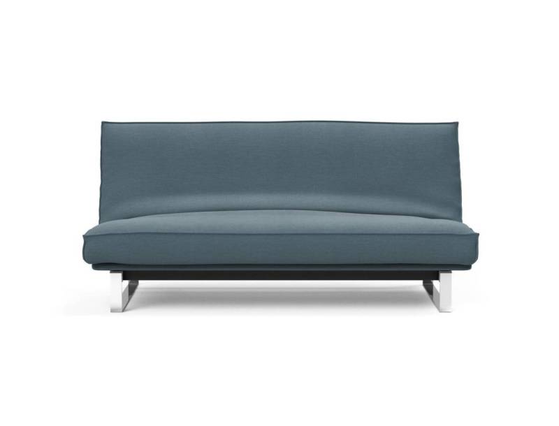 Innovation Minimum Klappsofa 140 x 200 cm | Classic Sharp plus 573 Vivus Dusty Blue von Innovation