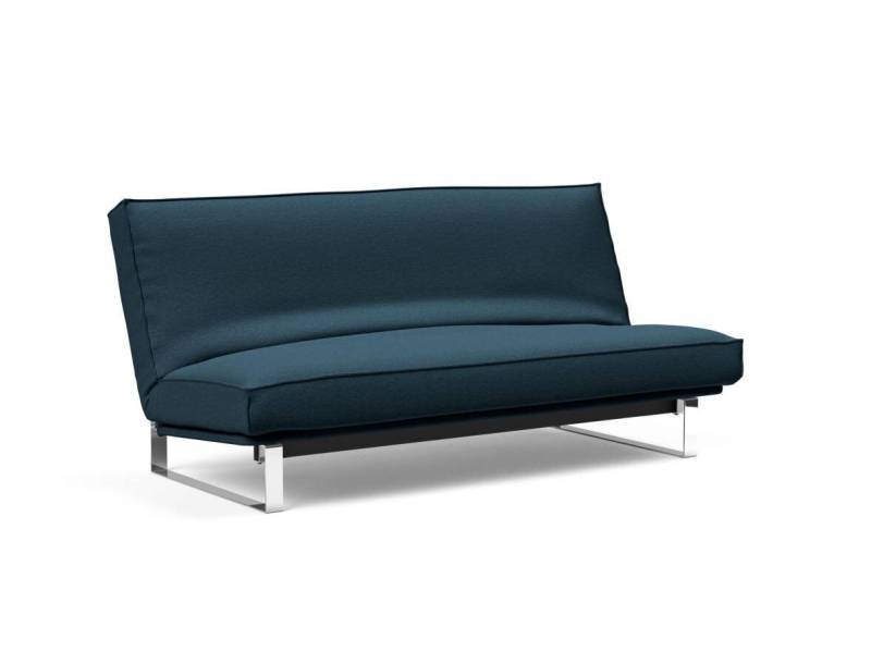 Innovation Minimum Klappsofa 140 x 200 cm | Latex Sharp plus 580 Argus Navy Blue von Innovation