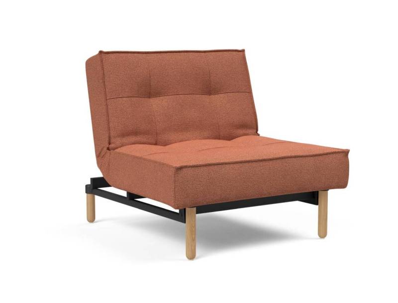 Innovation Splitback Stuhl Stem Holz hell / Gestell schwarz 301 Weda Rust von Innovation