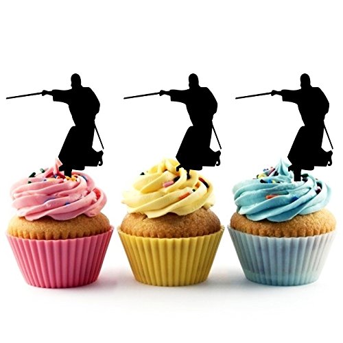 Innovedesire Samurai Iaido Kuchenaufsätze Hochzeit Geburtsta Acryl Dekor Cupcake Kuchen Topper Stand für Kuchen Party Dekoration 10 Stück Innovedesire Samurai Iaido Kuchenaufsätze Hochzeit Geburtsta Acryl Dekor Cupcake Kuchen Topper Stand für Kuchen Party Dekoration 10 Stück von Innovedesire