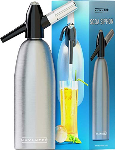 innovee Soda Siphon – Ultimate Soda Maker – Aluminium – 1 Liter – mit Gratis Cocktail Rezepte (E-Book) von Innovee Home