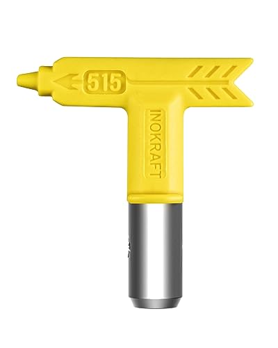InoKraft 515 Sprühspitze AtoMax Reversible Airless-Sprühdüsen für Airless-Farbspritzpistolen, Airless Sprayer Zubehör, für Bauunternehmer, Häuser, Gebäude, Gartendecks (515) von InoKraft