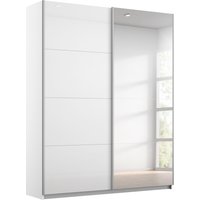 INOSIGN BY RAUCH Schwebetürenschrank "Kleiderschrank Schrank Garderobe Schlafzimmerschrank THANOS", (in 3 verschiedenen Ausstattungen BASIC/CLASSIC/PREMIUM), Optional mit Spiegel, Metall-Griffleisten alufarben MADE IN GERMANY von Inosign By Rauch
