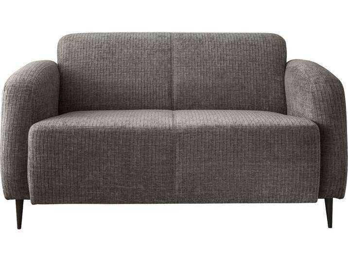 2-Sitzer INOSIGN Marone , grau (grau, braun), B:140cm H:76cm T:90cm, 100% Polyester, Sofas von Inosign