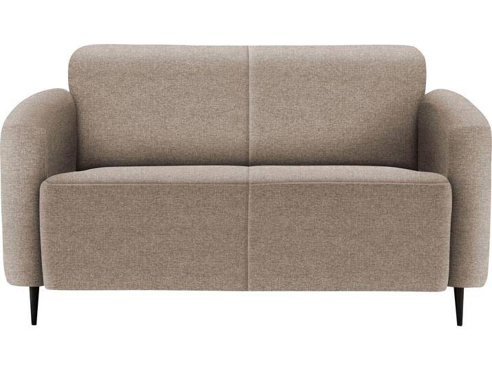 2-Sitzer INOSIGN Marone , grau (taupe), B:140cm H:76cm T:90cm, Struktur fein 100% Polyester;Luxus-Microfaser weich 100% Polyester, Sofas von Inosign