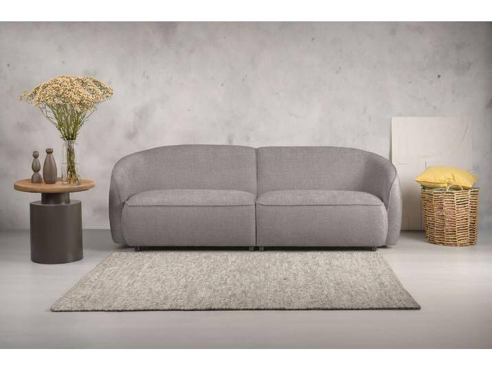 3-Sitzer INOSIGN Cosigo , grau, B:226cm H:75cm T:96cm, 100% PES, Sofas, Breite 226 cm, 2 Chenille-Stoffe zur Auswahl, mit Kaltschaum von Inosign