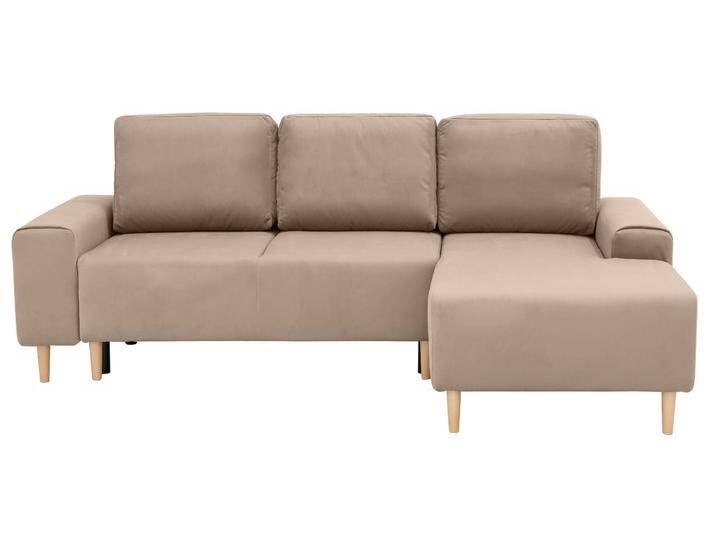 Ecksofa, Microfaser PRIMABELLE, Beige, 235×160 cm, Mit Bettfunktion & Bettkasten, Modern, Inosign von Home-affaire