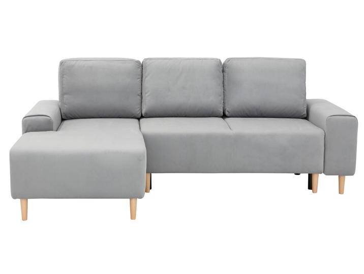 Ecksofa, Microfaser PRIMABELLE, Hellgrau 235×160 cm, Recamiere Links, Modern, Inosign von Home-affaire