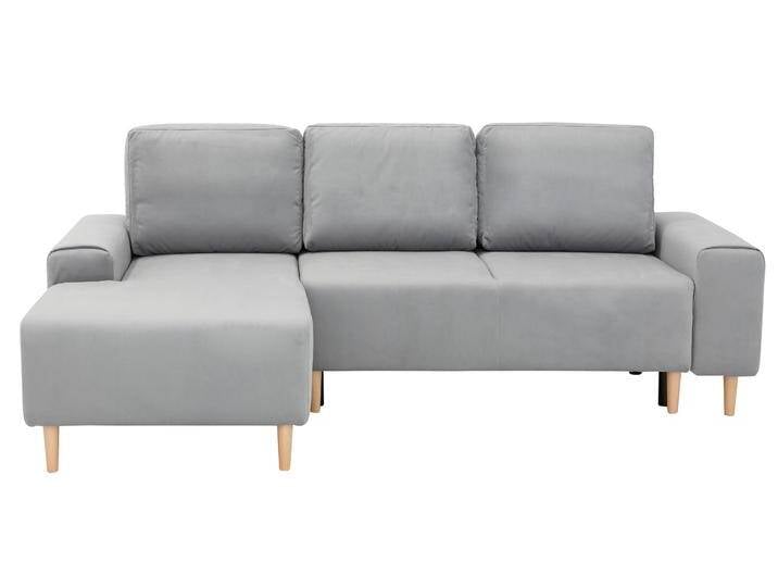 Ecksofa, Microfaser PRIMABELLE, Hellgrau 235×160 cm, Recamiere Links, Modern, Inosign von Home-affaire