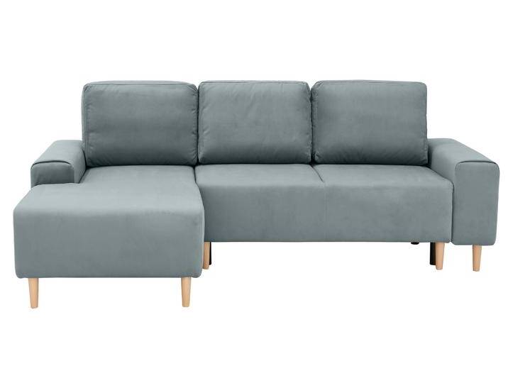 Ecksofa INOSIGN Samu L-Form , grün (mint), B:235cm H:93cm T:160cm, Microfaser PRIMABELLE (100% Polyester);Samtoptik (100% Polyester);Struktur fein (100% Polyester), Sofas, wahlweise mit Bettfunktion und Bettkasten von Inosign
