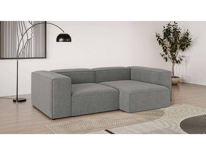 Ecksofa INOSIGN XL HAILY L-Form, Modularsofa extra tief, Maße B/T/H: 260/160/72 cm , grau (dunkelgrau), B:260cm H:72cm T:160cm, 100% Polyester, Sofas, als Modul oder separat verwendbar, für individuelle Zusammenstellung von Inosign