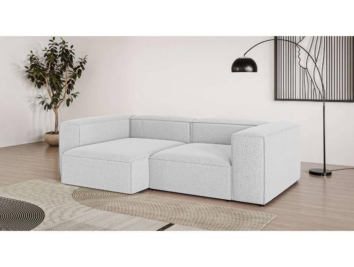 Ecksofa INOSIGN XL HAILY L-Form, Modularsofa extra tief, Maße B/T/H: 260/160/72 cm , grau (hellgrau), B:260cm H:72cm T:160cm, 100% Polyester, Sofas, als Modul oder separat verwendbar, für individuelle Zusammenstellung von Inosign