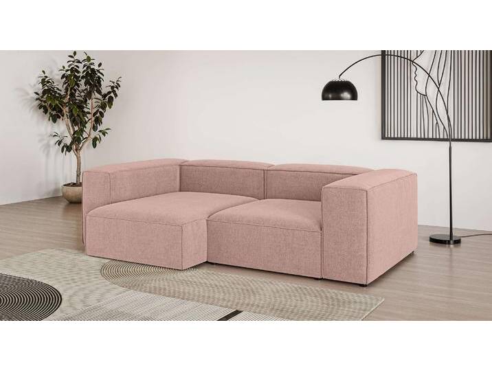 Ecksofa INOSIGN XL HAILY L-Form, Modularsofa extra tief, Maße B/T/H: 260/160/72 cm , rot (coral), B:260cm H:72cm T:160cm, 100% Polyester, Sofas, als Modul oder separat verwendbar, für individuelle Zusammenstellung von Inosign