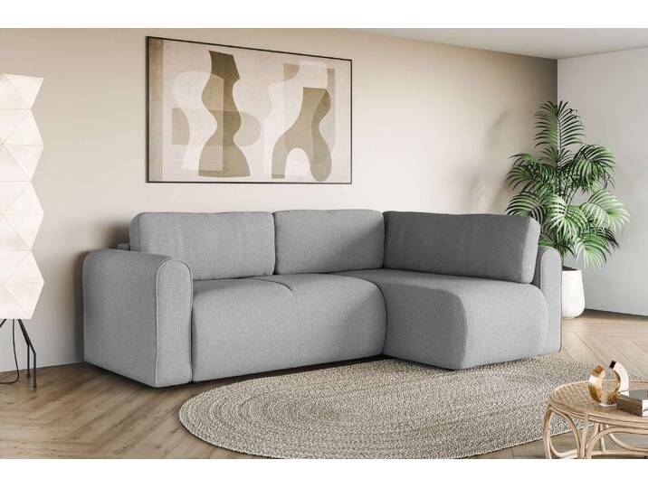 Ecksofa INOSIGN Zacharia wahlweise Schlafsofa mit Bettkasten, B/T/H 250/166/86 cm , grau, B:250cm H:86cm T:166cm, 100% Polyester, Sofas, L-Form mit Wellenunterfederung, Ottomane rechts oder links bestellbar Ecksofa INOSIGN Zacharia wahlweise Schlafsofa mit Bettkasten, B/T/H 250/166/86 cm , grau, B:250cm H:86cm T:166cm, 100% Polyester, Sofas, L-Form mit Wellenunterfederung, Ottomane rechts oder links bestellbar von Inosign