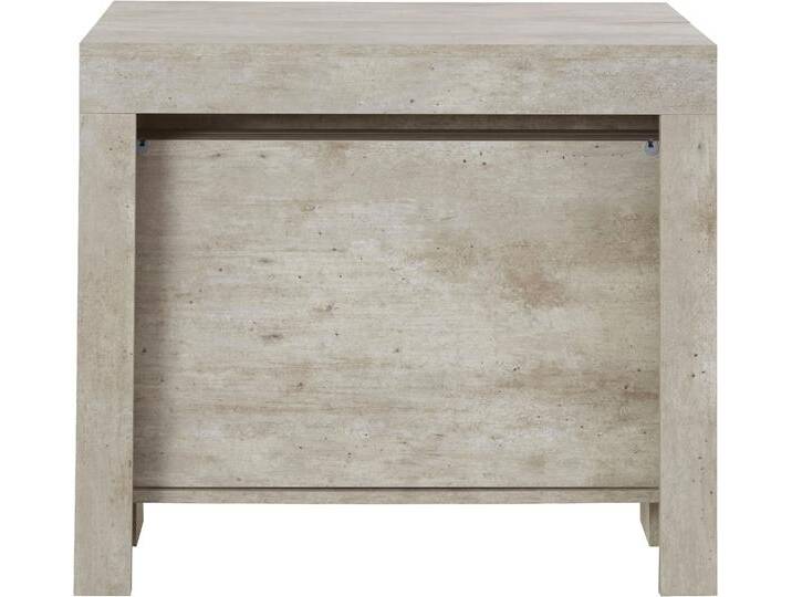 Esstisch INOSIGN Praktika, Küchentisch, Wohnzimmertisch, Speisetisch , grau (beton matt), H:77cm T:51cm, Tische, mit Auszugsfunktion, ausziehbar von 50 cm auf 300 cm von Inosign