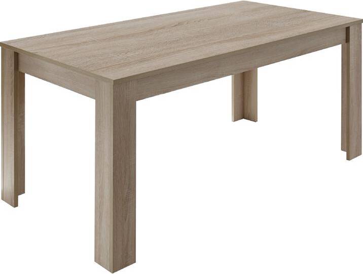Esstisch INOSIGN Rustica , braun (eichefarben sägerau, eichefarben sägerau, eichefarben sägerau), B:180cm H:79cm T:90cm, Tische, Esstisch Rechteckiger Esstisch Holz-Esstische, Breite 180 cm, erweiterbar durch Ansteckplatte von Inosign